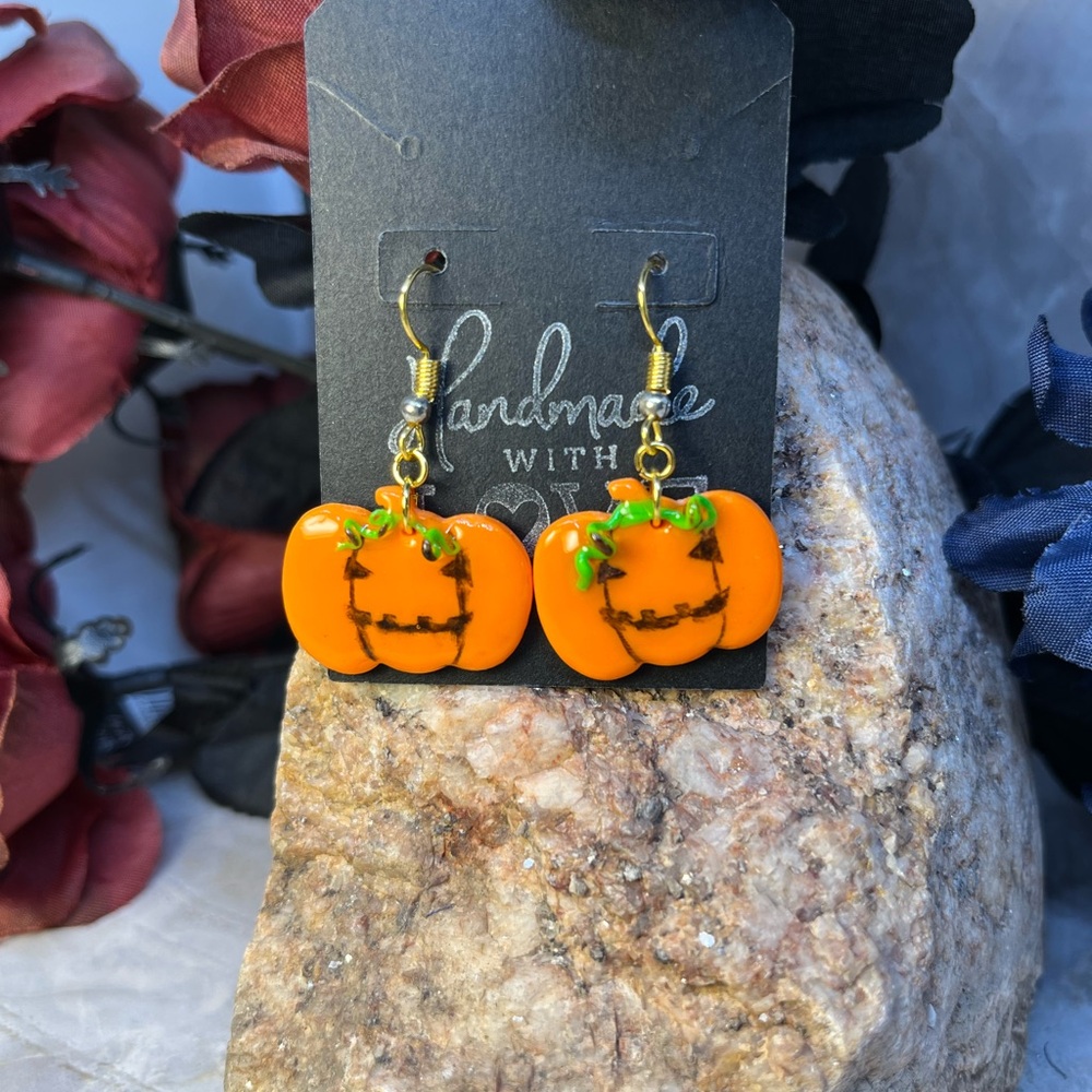Pumpkin Earrings